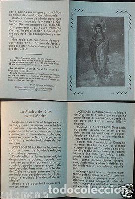 Antiquit&eacute;s: OLD BLESSED MOTHER OF GOD IS MY MOTHER HOLY CARD ANDACHTSBILD SANTINI CC615