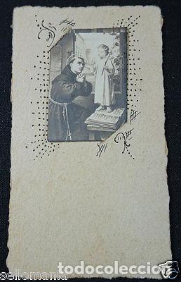 Oggetti Antichi: VERY OLD CATHOLIC HOLY CARD . CENTURY XIX ESTAMPA ANDACHTSBILD SANTINI CC1235