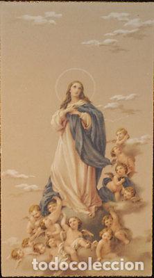 Antig&uuml;edades: OLD BLESSED MARY IMMACULATE CONCEPTION HOLY CARD INMACULACA CONCEPCION CC452 - Foto 1