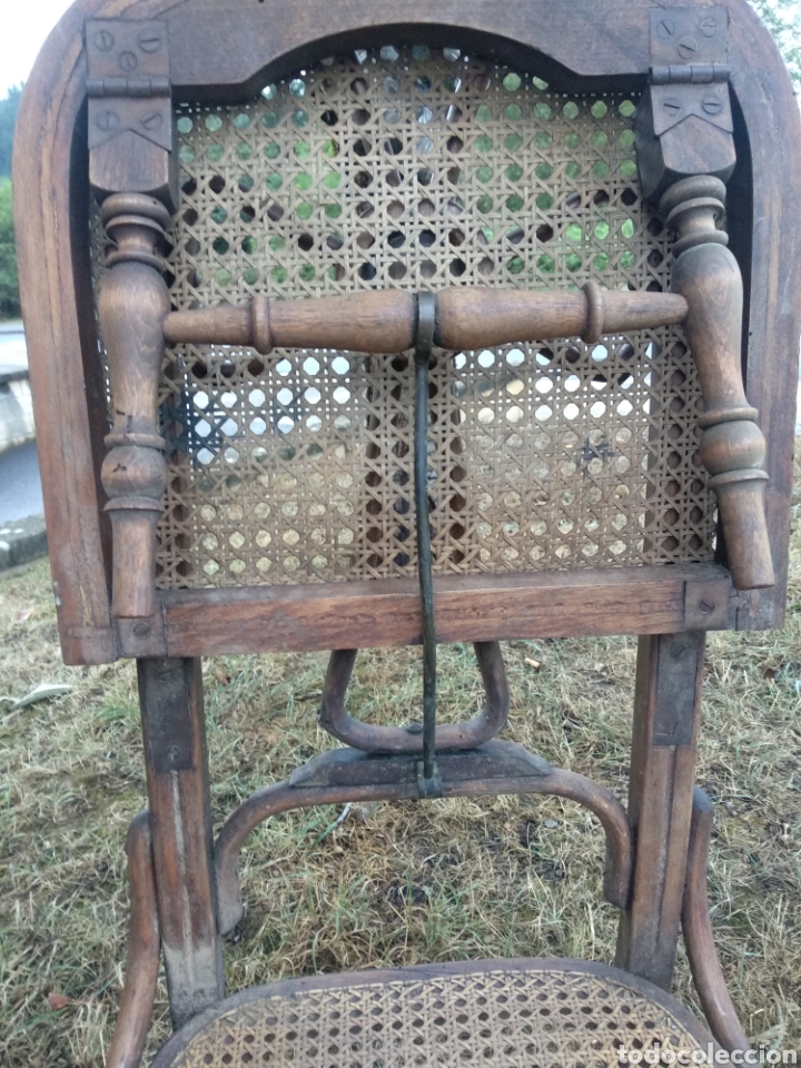 Antig&uuml;edades: Reclinatorio Thonet siglo XIX - Foto 9