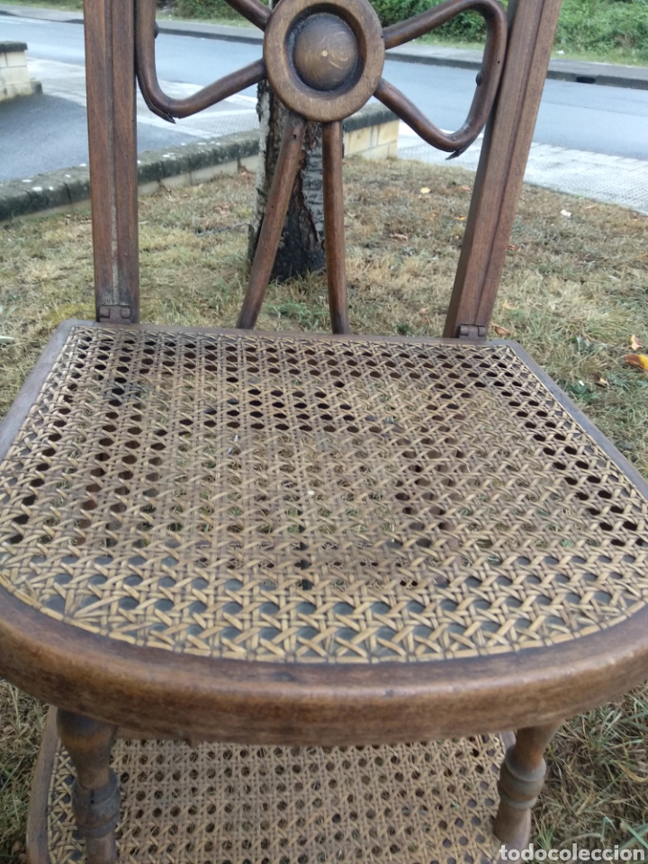 Antig&uuml;edades: Reclinatorio Thonet siglo XIX - Foto 5