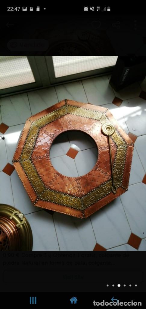 Antig&uuml;edades: Antiguo brasero de laton con soporte - Foto 3