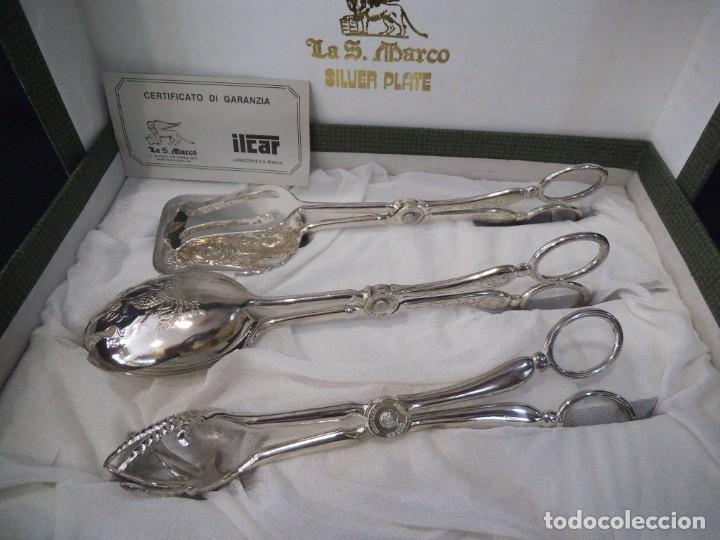 Antig&uuml;edades: PINZAS PLATEADAS PARA SERVIR -3- - Foto 1