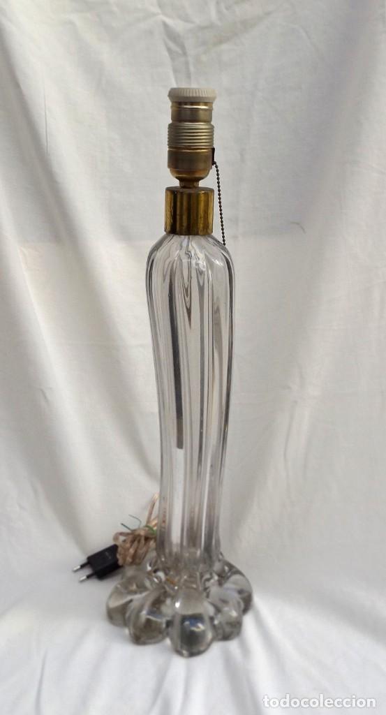 Antig&uuml;edades: pi&eacute; de lampada de cristal - Foto 2