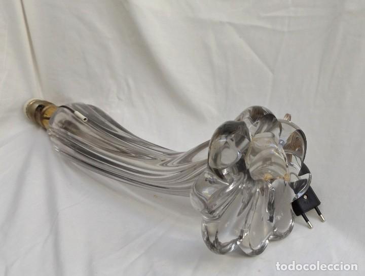 Antig&uuml;edades: pi&eacute; de lampada de cristal - Foto 3