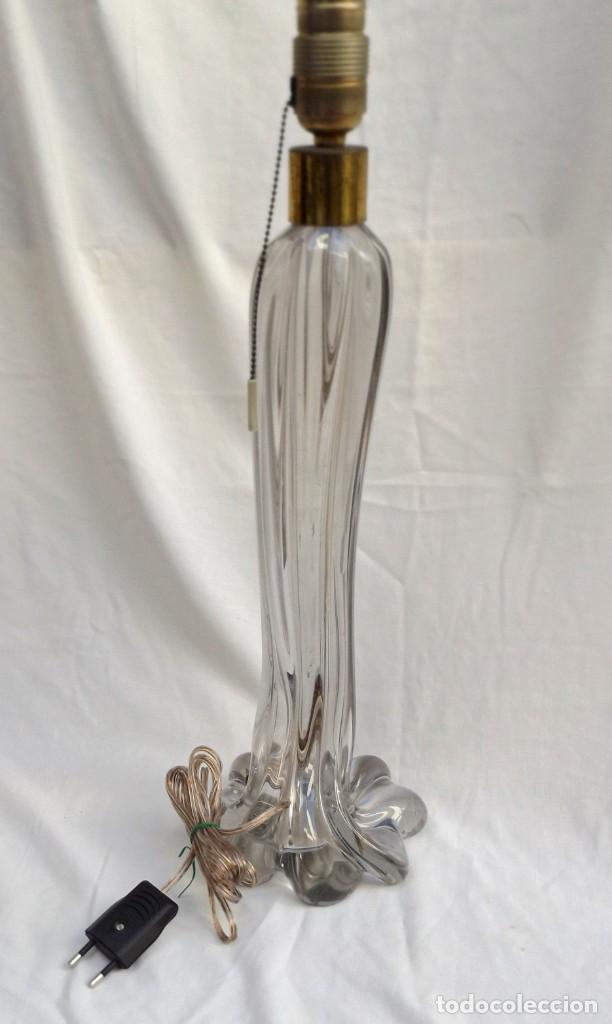 Antig&uuml;edades: pi&eacute; de lampada de cristal - Foto 4