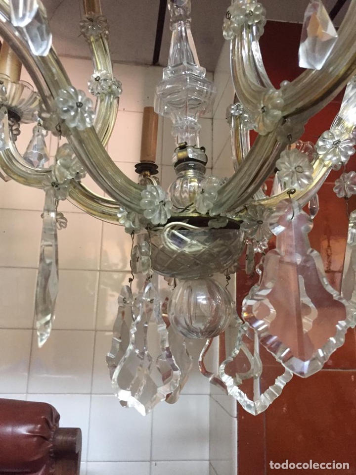 Antig&uuml;edades: ANTIGUA L&Aacute;MPARA DE ARA&Ntilde;A - Foto 1