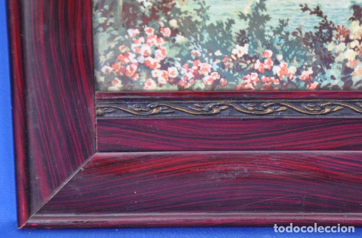 Antig&uuml;edades: Antiguo marco y l&aacute;mina b. - Foto 4