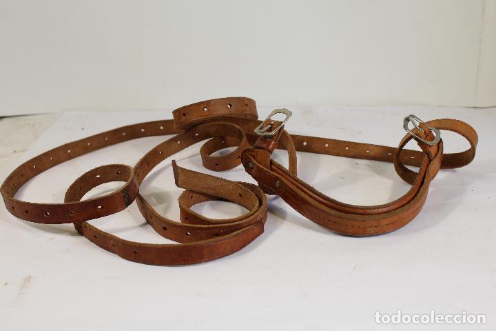 Antig&uuml;edades: correa piel para caballo - Foto 2