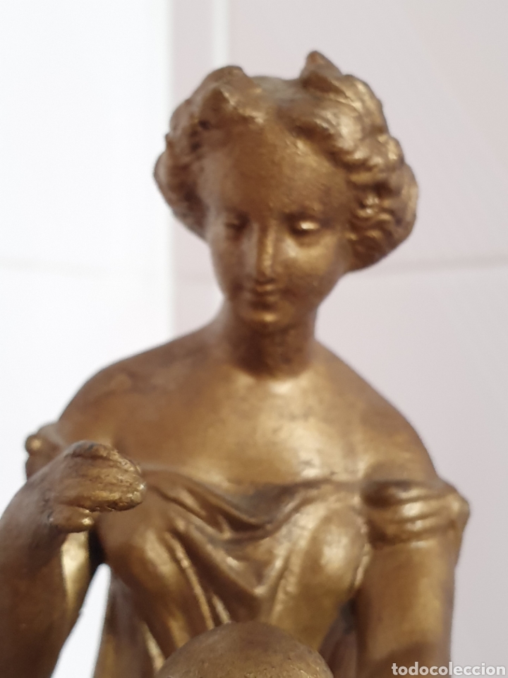 Antig&uuml;edades: ANTIGUA FIGURA DE DAMA SENTADA - Foto 5