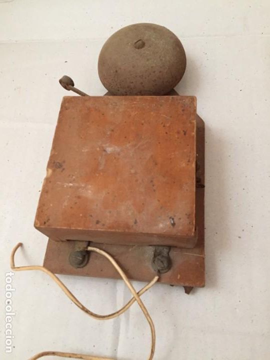 Antig&uuml;edades: TIMBRE EL&Eacute;CTRICO - CAJA DE MADERA - Foto 1