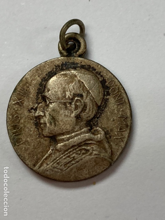 Antig&uuml;edades: Medalla de alpaca de P&iacute;o XII - Foto 1