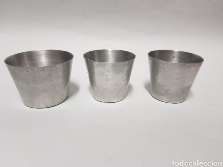 Antig&uuml;edades: Lote 3 flaneras de aluminio - Foto 2