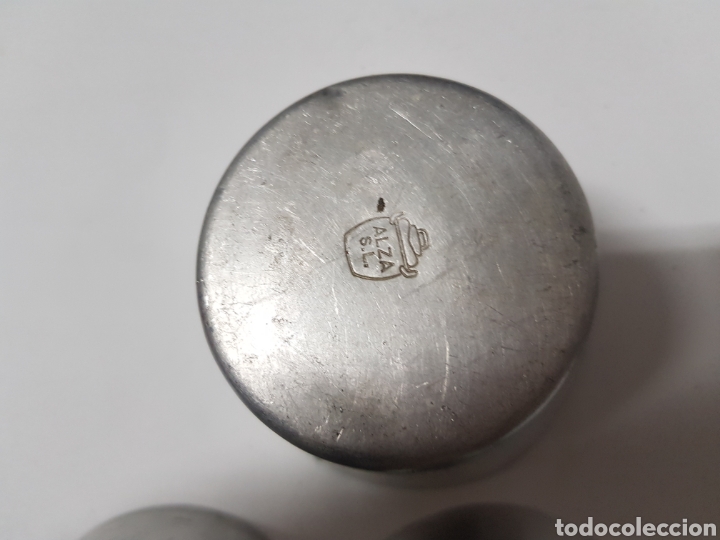 Antig&uuml;edades: Lote 3 flaneras de aluminio - Foto 3