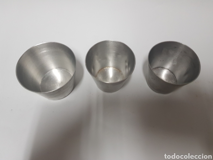 Antig&uuml;edades: Lote 3 flaneras de aluminio - Foto 1