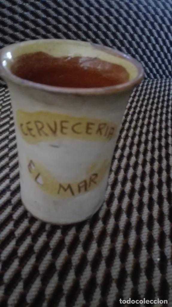 Antig&uuml;edades: Jarra de barro cervecer&iacute;a el mar - Foto 1
