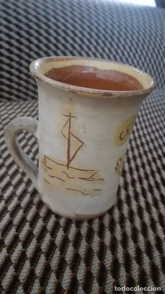 Antig&uuml;edades: Jarra de barro cervecer&iacute;a el mar - Foto 2