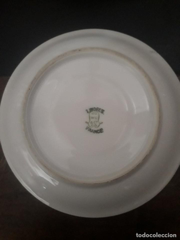 Antig&uuml;edades: 18 tazas y platos de Limoges - Foto 4