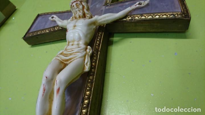 Antig&uuml;edades: CRUCIFIJO DE PAREZ CON LUZ, ELECTRICO - Foto 4
