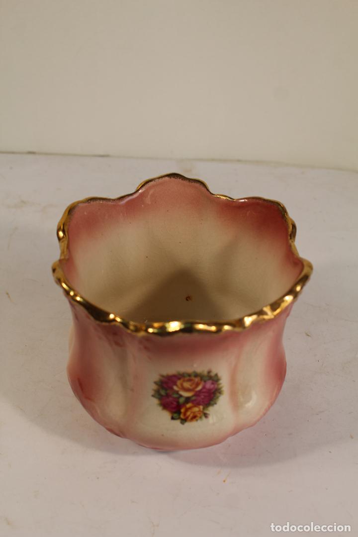 Antig&uuml;edades: macetero de ceramica inglesa - Foto 4