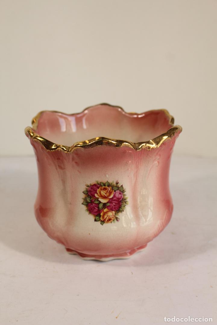 Antig&uuml;edades: macetero de ceramica inglesa - Foto 1