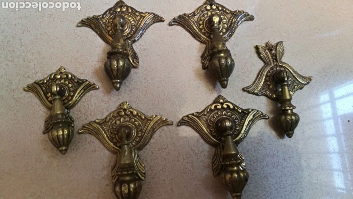 Antig&uuml;edades: ANTIGUOS TIRADORES EN BRONCE - Foto 2