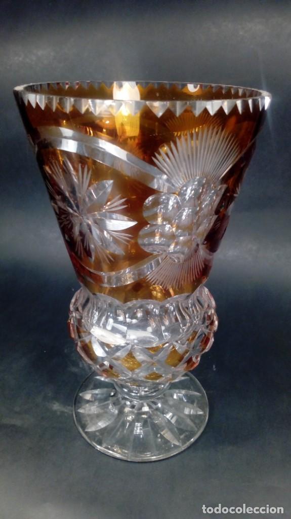 Antig&uuml;edades: JARR&Oacute;N EN CRISTAL DE BOHEMIA PRIMER TERCIO DEL S.XX.
