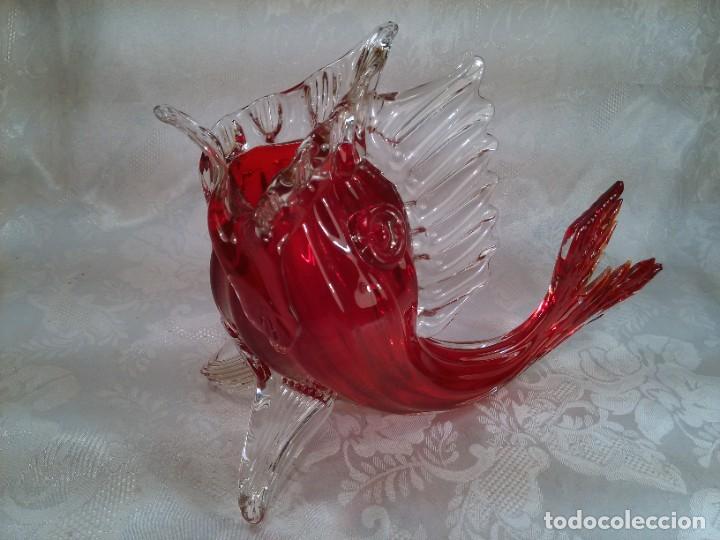 Oggetti Antichi: PEZ EN CRISTAL SOMERSO DE MURANO, TALLER DE LICIO ZANETTI PARA CENEDESE. A&Ntilde;OS 50.
