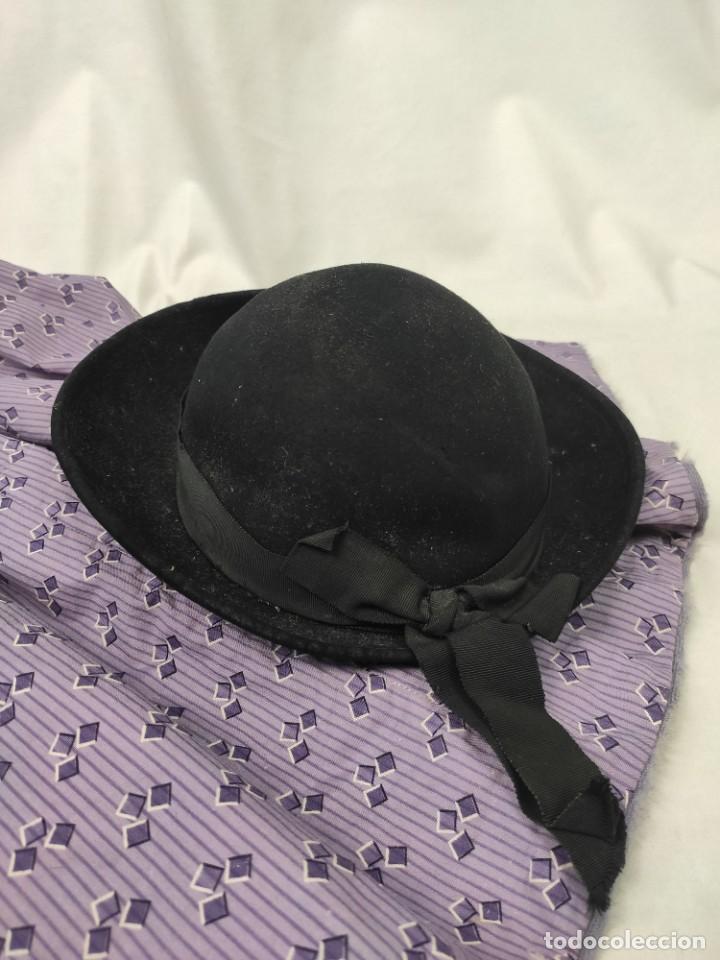 Antig&uuml;edades: ANTIGUO SOMBRERO DE MUJER - Foto 4