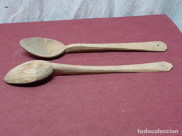 Oggetti Antichi: PAREJA CUCHARAS