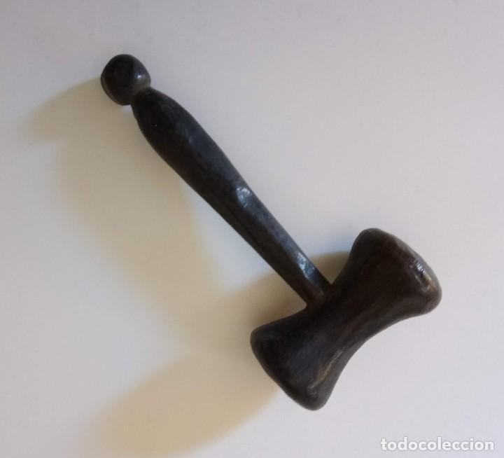 Antig&uuml;edades: Mazo de Madera - Foto 1