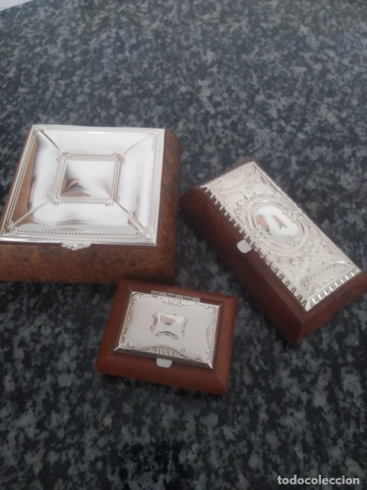 Antig&uuml;edades: Lote cajas plata - Foto 4