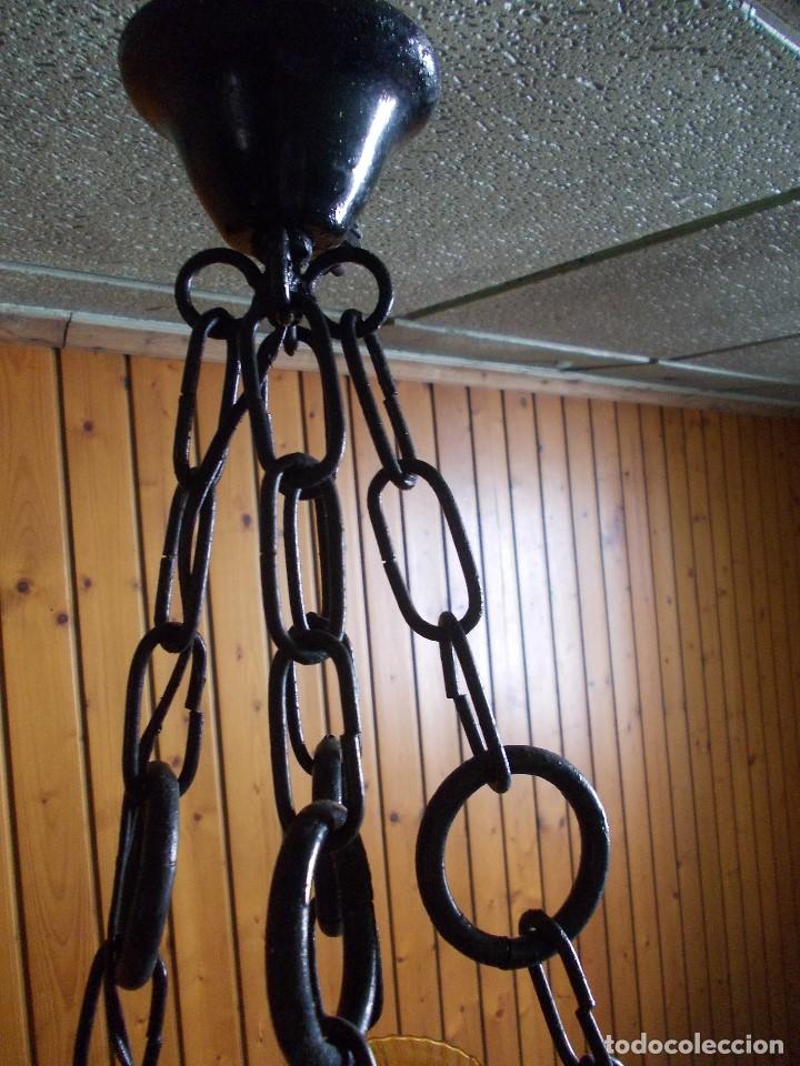 Antig&uuml;edades: Lampara Colgante de Forja - Foto 12