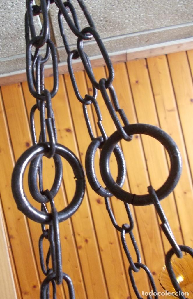 Antig&uuml;edades: Lampara Colgante de Forja - Foto 13
