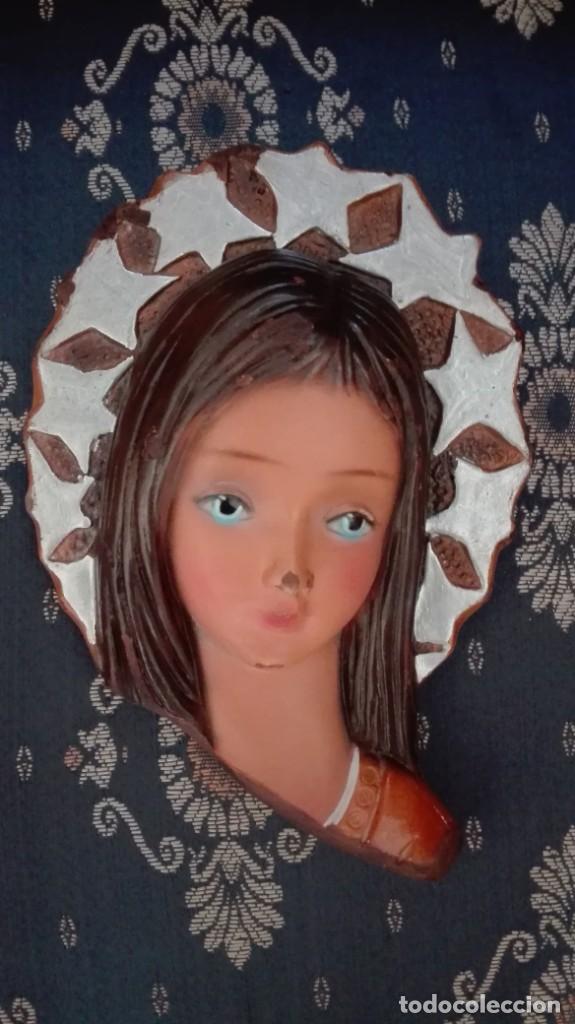 Antiques: Fragmento de ni&ntilde;a virgen d&eacute;cada de los 60