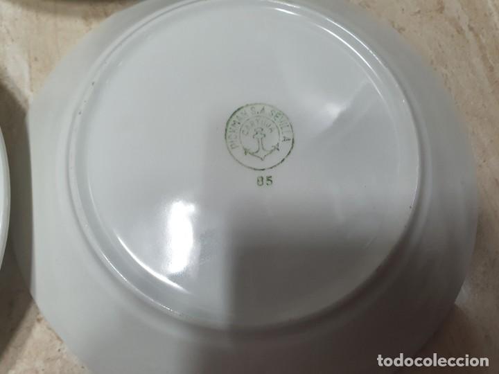 Antig&uuml;edades: Antiguo juego de postre de la cartuja - Foto 3