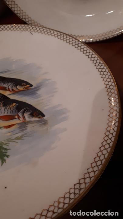 Antig&uuml;edades: PAREJA DE PLATOS, PECES. - Foto 3