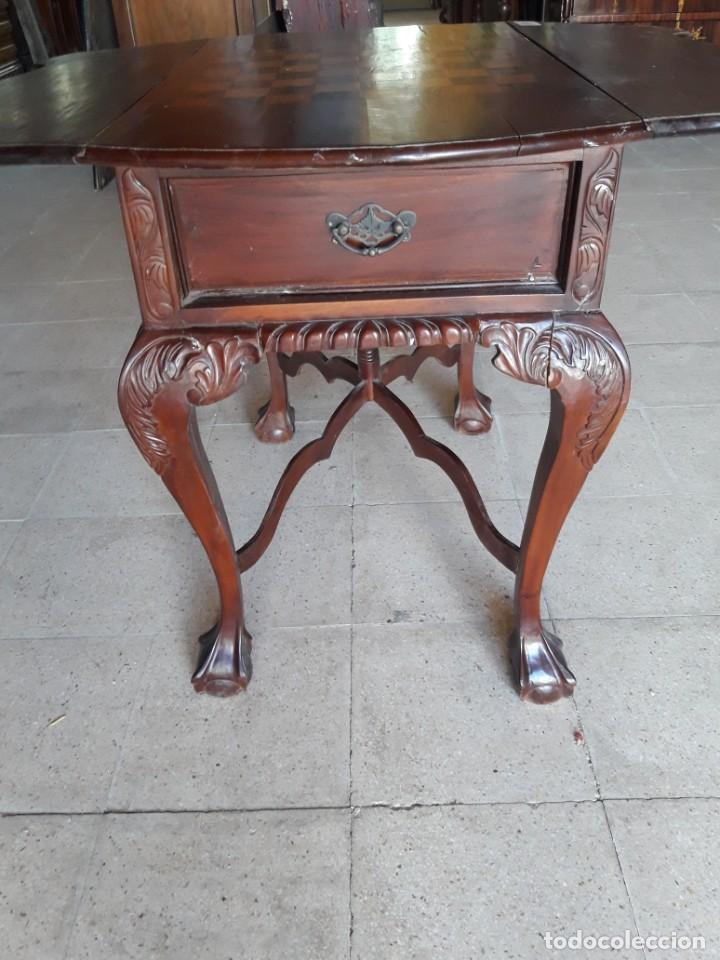 Antig&uuml;edades: mesa de juego - Foto 2