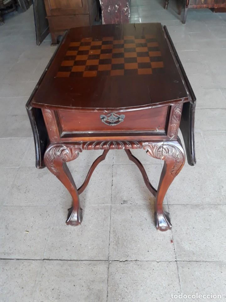 Antig&uuml;edades: mesa de juego - Foto 3