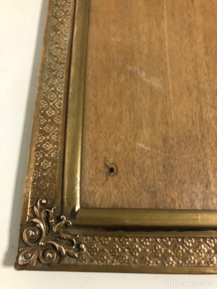 Antig&uuml;edades: SACRA DE BRONCE DORADO S. XIX - Foto 2