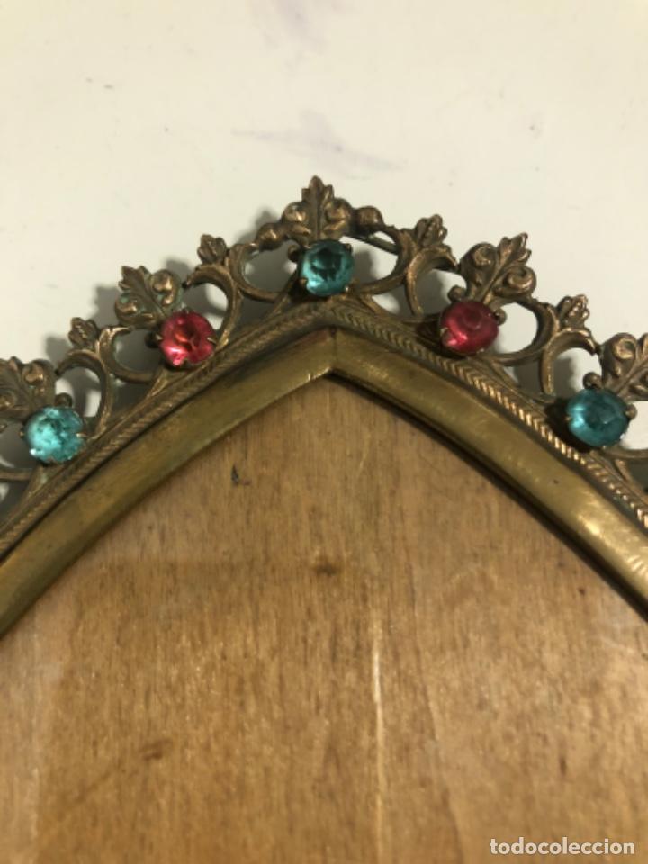 Antig&uuml;edades: SACRA DE BRONCE DORADO S. XIX - Foto 4