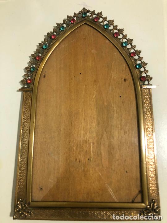 Antig&uuml;edades: SACRA DE BRONCE DORADO S. XIX - Foto 1