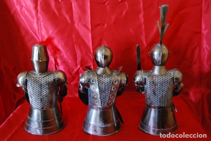 Antig&uuml;edades: 3 Bustos Armaduras Antiguas - Foto 3