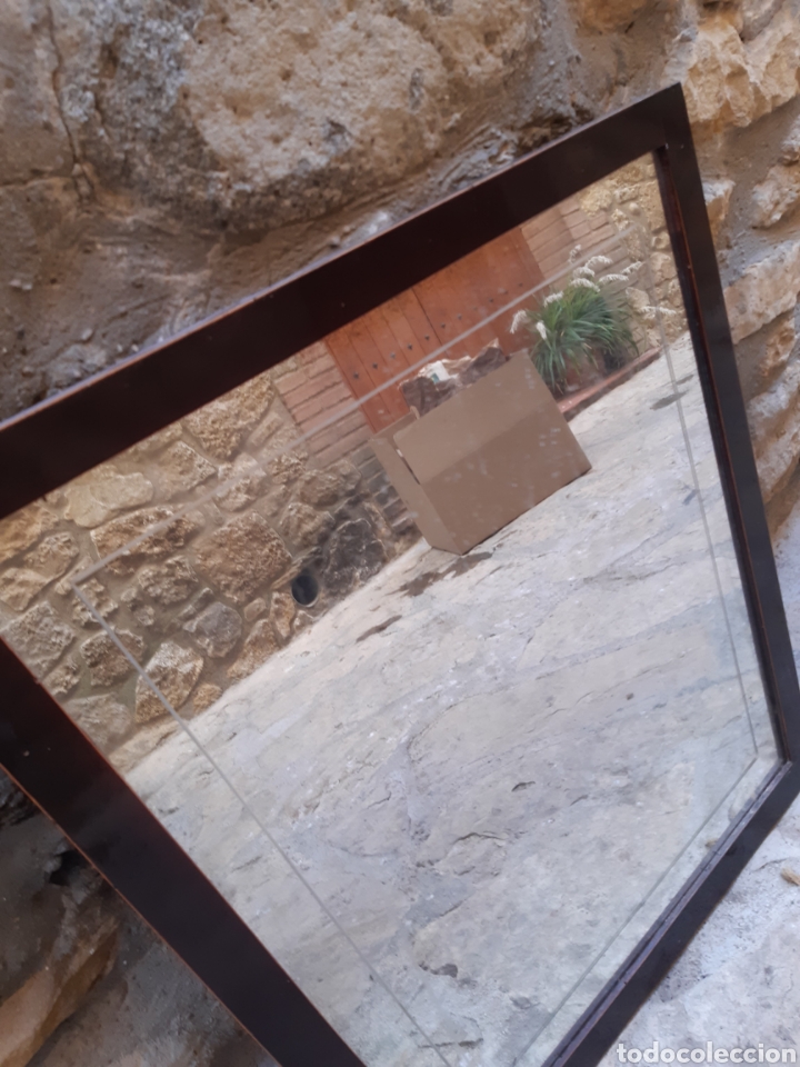 Antig&uuml;edades: Espejo de madera antiguo - Foto 8