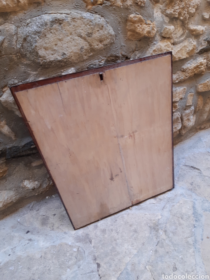 Antig&uuml;edades: Espejo de madera antiguo - Foto 9