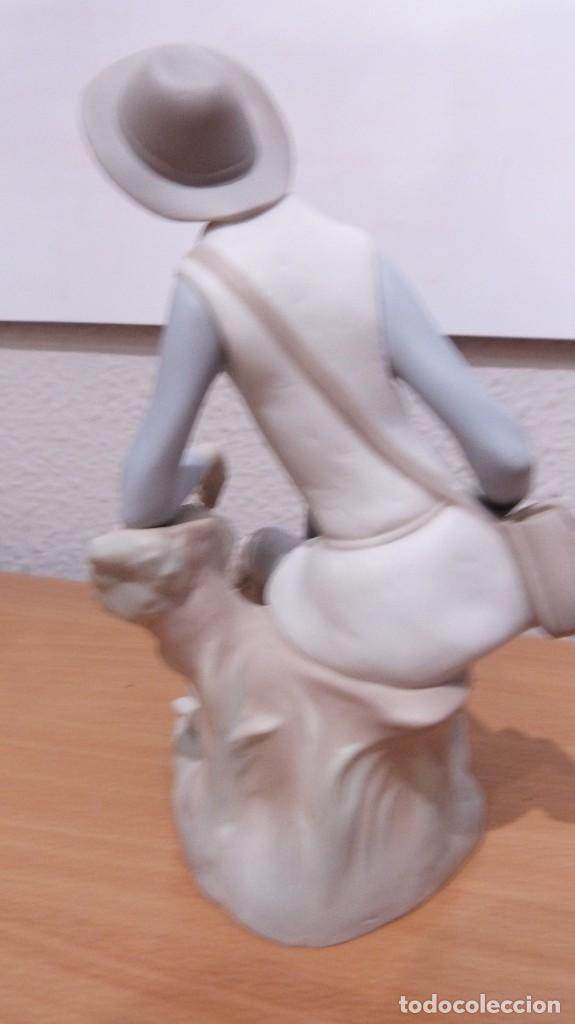 Antig&uuml;edades: LLADRO. PASTORCITO CON PERRO 19X15, BISCUIT - Foto 3