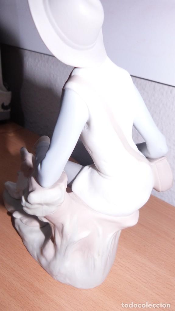 Antig&uuml;edades: LLADRO. PASTORCITO CON PERRO 19X15, BISCUIT - Foto 10