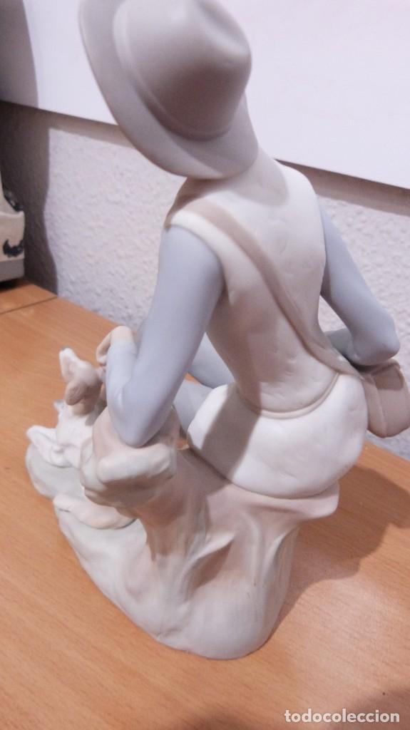 Antig&uuml;edades: LLADRO. PASTORCITO CON PERRO 19X15, BISCUIT - Foto 11