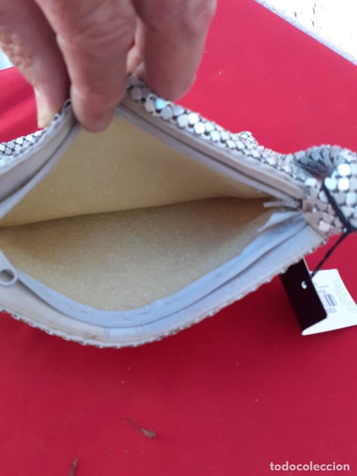 Antig&uuml;edades: bolso de metal plateado - Foto 3
