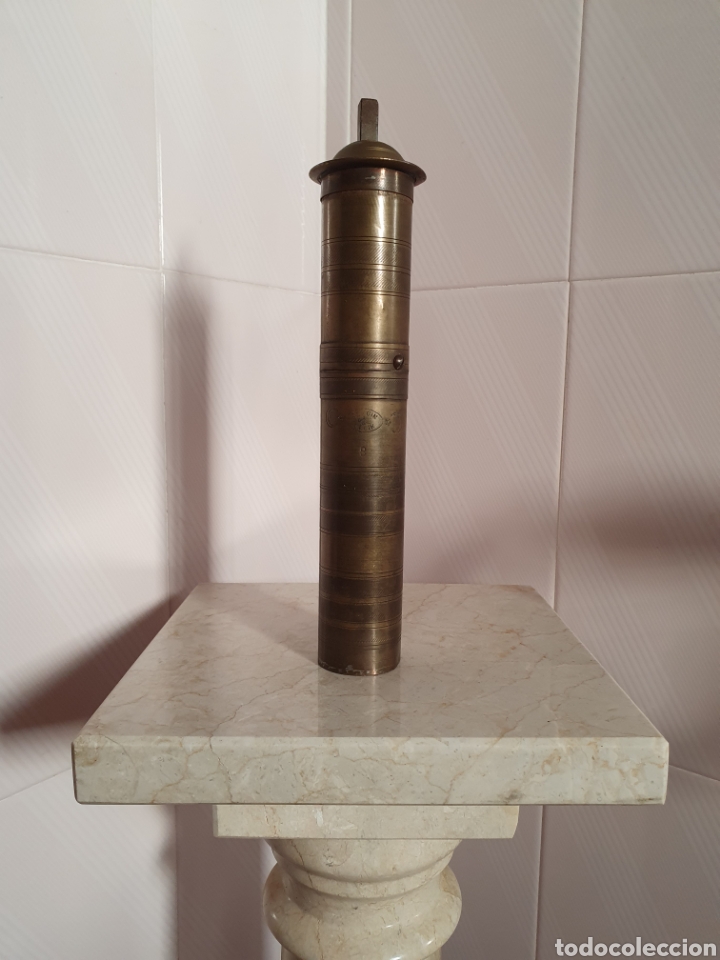 Antiquit&eacute;s: ANTIGUO MOLINILLO DE CAFE TURCO REALIZADO EN METAL